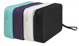 Pénztárca, szilikon, 15x9x2,5 cm, EXACOMPTA "Titane", vegyes színek