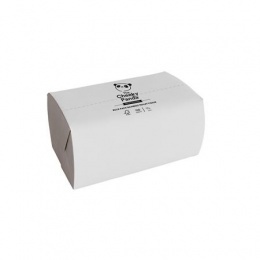 Toalettpapír, bambusz, hajtogatott, 2 rétegű, 150 lap, 11,5x19 cm, CHEEKY PANDA, fehér